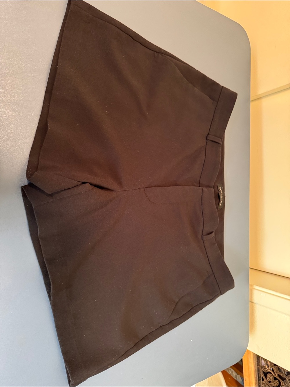 Banana Republic Women’s Black Tailored Stretch Trouser Shorts Size 14